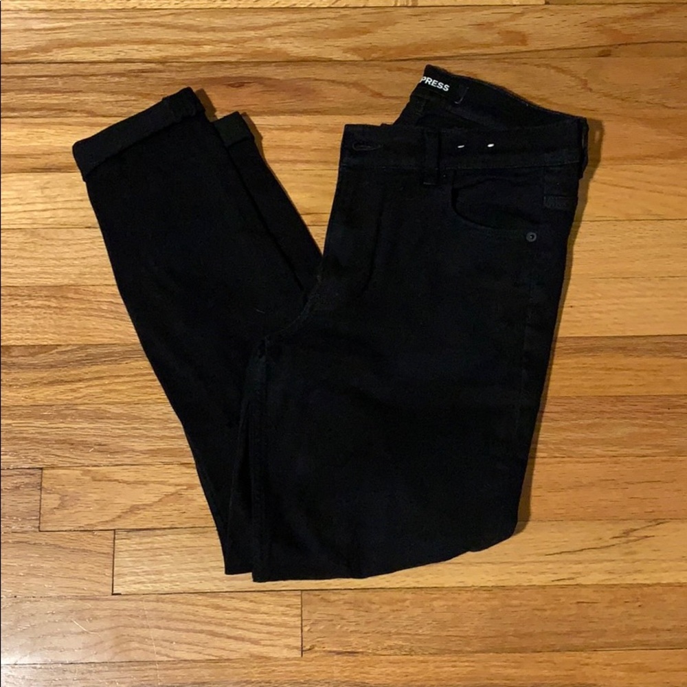 Express high rise legging - distressed knees